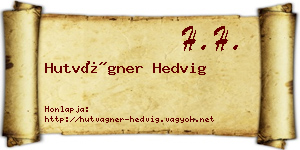 Hutvágner Hedvig névjegykártya
